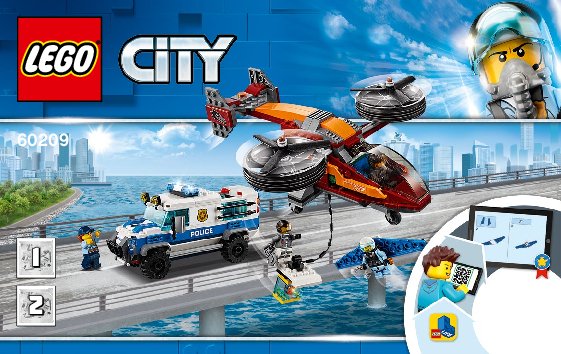 Istruzioni per la Costruzione - LEGO - 60209 - Sky Police Diamond Heist: Page 1