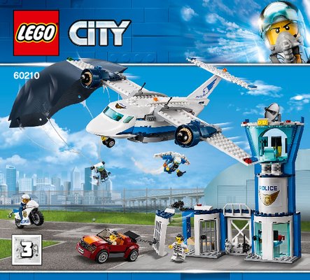 Istruzioni per la Costruzione - LEGO - 60210 - Sky Police Air Base: Page 1