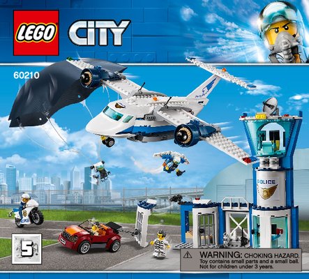 Istruzioni per la Costruzione - LEGO - 60210 - Sky Police Air Base: Page 1