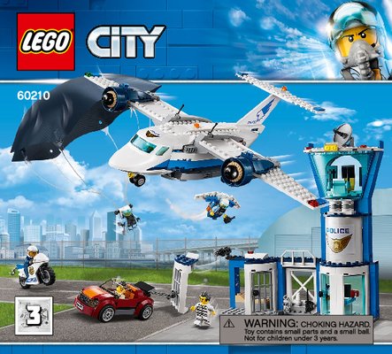 Istruzioni per la Costruzione - LEGO - 60210 - Sky Police Air Base: Page 1