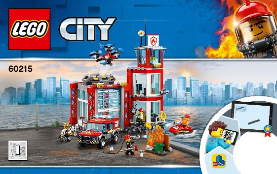 Istruzioni per la Costruzione - LEGO - 60215 - Fire Station: Page 1