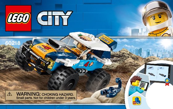 Istruzioni per la Costruzione - LEGO - 60218 - Desert Rally Racer: Page 1