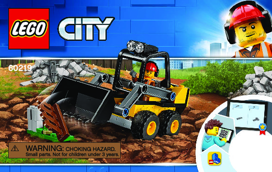 Istruzioni per la Costruzione - LEGO - 60219 - Construction Loader: Page 1