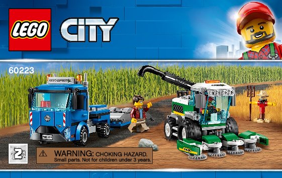 Istruzioni per la Costruzione - LEGO - 60223 - Harvester Transport: Page 1