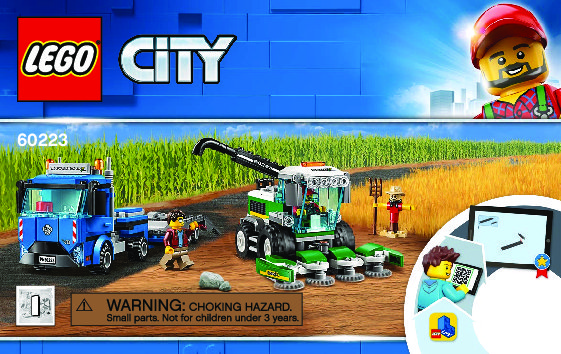 Istruzioni per la Costruzione - LEGO - 60223 - Harvester Transport: Page 1