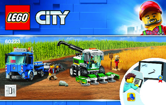 Istruzioni per la Costruzione - LEGO - 60223 - Harvester Transport: Page 1