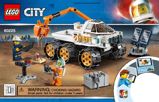 Istruzioni per la Costruzione - LEGO - 60225 - Rover Testing Drive: Page 1