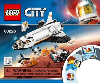 Istruzioni per la Costruzione - LEGO - 60226 - Mars Research Shuttle: Page 1