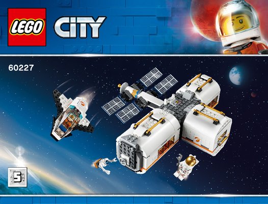 Istruzioni per la Costruzione - LEGO - 60227 - Lunar Space Station: Page 1