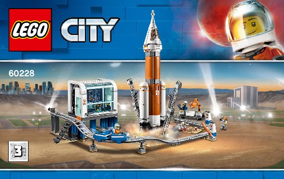 Istruzioni per la Costruzione - LEGO - 60228 - Deep Space Rocket and Launch Control: Page 1