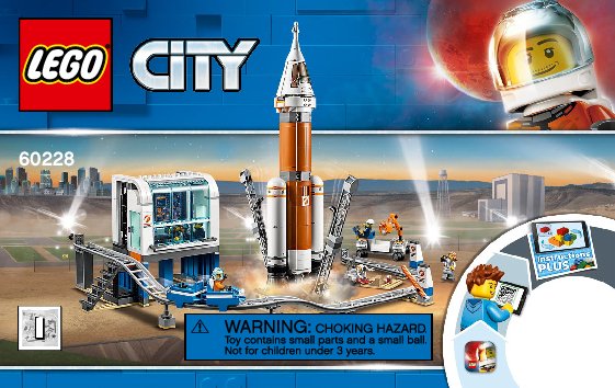 Istruzioni per la Costruzione - LEGO - 60228 - Deep Space Rocket and Launch Control: Page 1