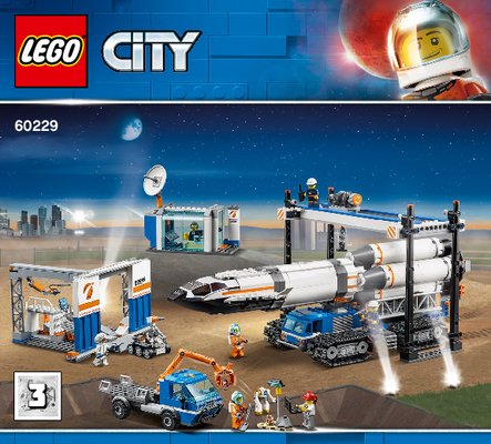 Istruzioni per la Costruzione - LEGO - 60229 - Rocket Assembly & Transport: Page 1