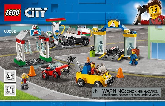 Istruzioni per la Costruzione - LEGO - 60232 - Garage Center: Page 1