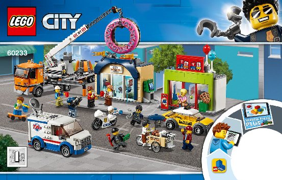 Istruzioni per la Costruzione - LEGO - 60233 - Donut shop opening: Page 1