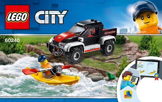 Istruzioni per la Costruzione - LEGO - 60240 - Kayak Adventure: Page 1