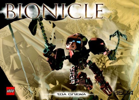 Istruzioni per la Costruzione - LEGO - 65409 - Bionicle Toa Metru 8601+8604+8613: Page 1