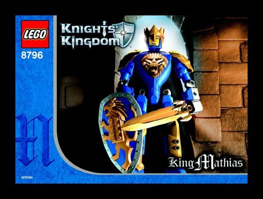 Istruzioni per la Costruzione - LEGO - 65776 - Knights Kingdom Vladeck & Mathias: Page 1