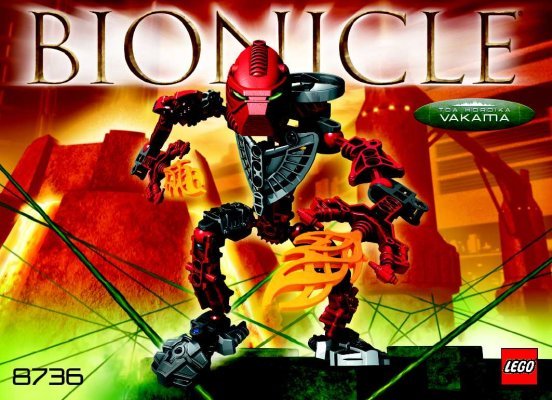 Istruzioni per la Costruzione - LEGO - 65783 - Bionicle Toa Hordika Co-pacl: Page 1