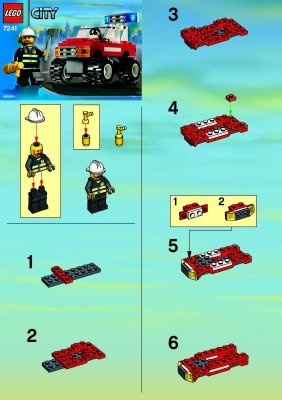 Istruzioni per la Costruzione - LEGO - 65799 - Fire Co-pack: Page 1