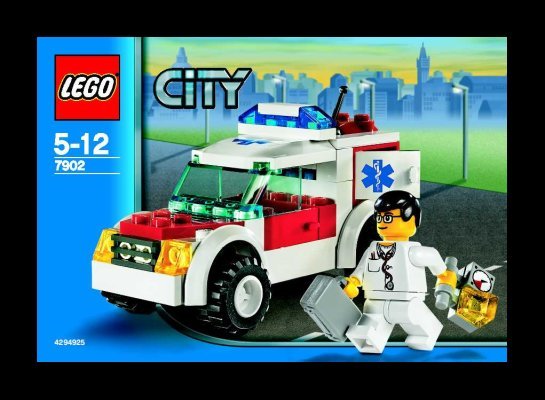 Istruzioni per la Costruzione - LEGO - 66116 - City Emergency Co-Pack: Page 1