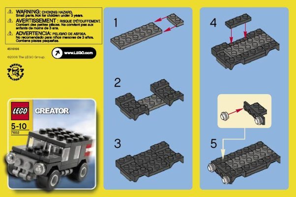 Istruzioni per la Costruzione - LEGO - 66208 - Creator: Page 1