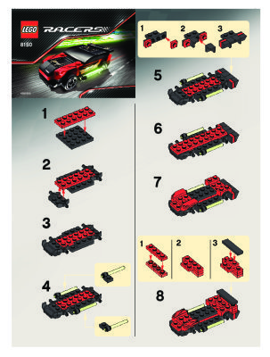 Istruzioni per la Costruzione - LEGO - 66288 - Markant Racers Bundle: Page 1