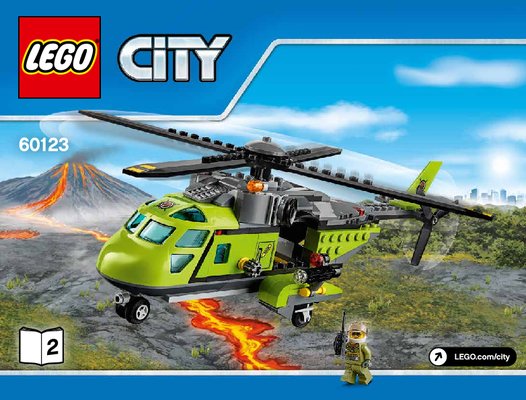 Istruzioni per la Costruzione - LEGO - 66540 - CITY Volcano Value Pack: Page 1