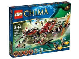 LEGO - Legends of Chima - 70006 - La Nave coccodrillo di Cragger