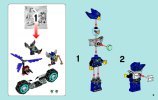 Istruzioni per la Costruzione - LEGO - Legends of Chima - 70007 - La Bi-moto di Eglor: Page 3