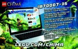 Istruzioni per la Costruzione - LEGO - Legends of Chima - 70007 - La Bi-moto di Eglor: Page 77