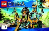 Istruzioni per la Costruzione - LEGO - Legends of Chima - 70010 - Il Tempio CHI dei Leoni: Page 1