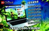 Istruzioni per la Costruzione - LEGO - Legends of Chima - 70010 - Il Tempio CHI dei Leoni: Page 47