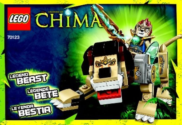 Istruzioni per la Costruzione - LEGO - Legends of Chima - 70123 - Animale Leggendario di Laval: Page 1