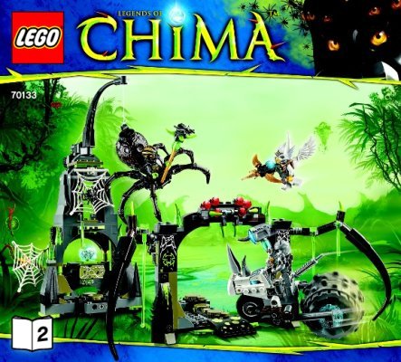 Istruzioni per la Costruzione - LEGO - 70133 - Spinlyn’s Cavern: Page 1