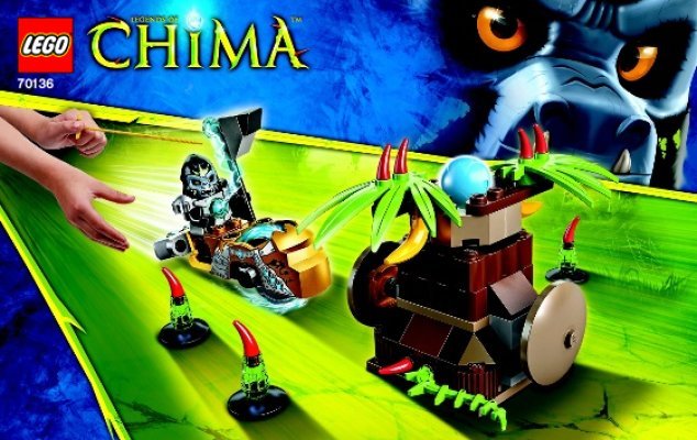 Istruzioni per la Costruzione - LEGO - Legends of Chima - 70136 - Banana Bash: Page 1