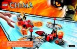 Istruzioni per la Costruzione - LEGO - Legends of Chima - 70149 - Lame brucianti: Page 1