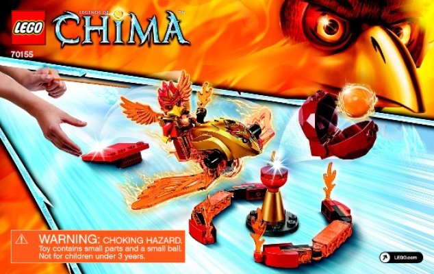 Istruzioni per la Costruzione - LEGO - Legends of Chima - 70155 - Fossa infernale: Page 1