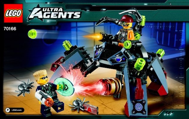 Istruzioni per la Costruzione - LEGO - Ultra Agents - 70166 - L'infiltrazione degli Spyclop: Page 1