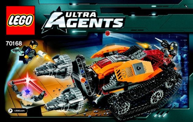 Istruzioni per la Costruzione - LEGO - Ultra Agents - 70168 - Il furto dei diamanti di Drillex: Page 1