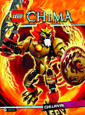 Istruzioni per la Costruzione - LEGO - Legends of Chima - 70206 - CHI Laval: Page 1