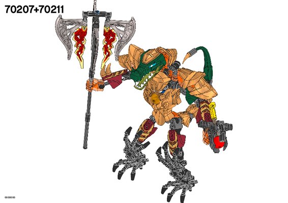 Istruzioni per la Costruzione - LEGO - Legends of Chima - 70207 - CHI Cragger: Page 1