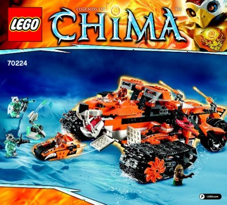 Istruzioni per la Costruzione - LEGO - Chima - 70224 - Comando mobile di Tiger: Page 1