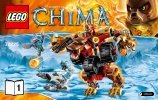 Istruzioni per la Costruzione - LEGO - Legends of Chima - 70225 - L'orso da guerra di Bladvic: Page 1