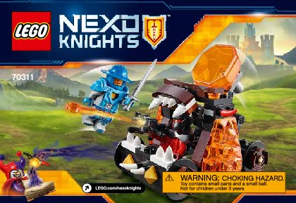 Istruzioni per la Costruzione - LEGO - NEXO KNIGHTS - 70311 - Caos con la catapulta: Page 1