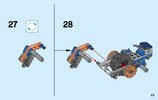 Istruzioni per la Costruzione - LEGO - NEXO KNIGHTS - 70312 - Il cavallo meccanico di Lance: Page 23