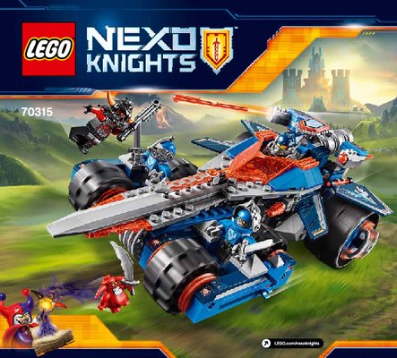 Istruzioni per la Costruzione - LEGO - NEXO KNIGHTS - 70315 - Il Rompilama di Clay: Page 1