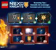 Istruzioni per la Costruzione - LEGO - NEXO KNIGHTS - 70315 - Il Rompilama di Clay: Page 74