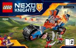 Istruzioni per la Costruzione - LEGO - NEXO KNIGHTS - 70319 - La Tri-moto tuonante di Macy: Page 1