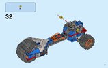 Istruzioni per la Costruzione - LEGO - NEXO KNIGHTS - 70319 - La Tri-moto tuonante di Macy: Page 3