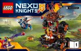 Istruzioni per la Costruzione - LEGO - NEXO KNIGHTS - 70321 - La Macchina d'assedio del generale Magmar!: Page 1